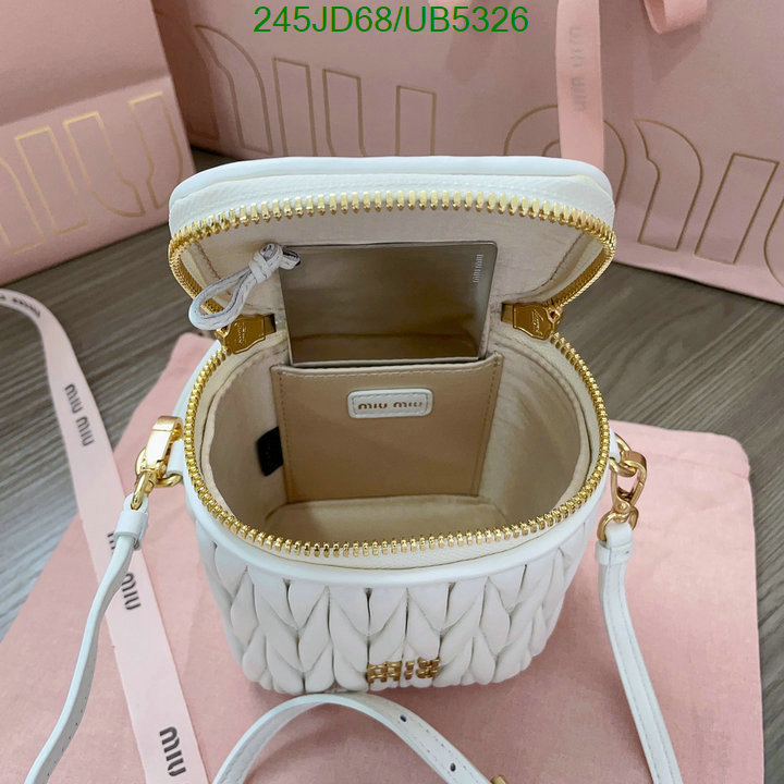 Miu Miu-Bag-Mirror Quality Code: UB5326 $: 245USD