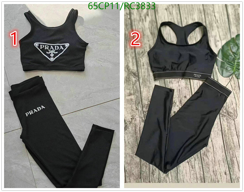 Prada-Clothing Code: RC3833 $: 65USD