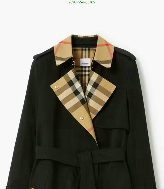 Burberry-Down jacket Women Code: RC3785 $: 209USD