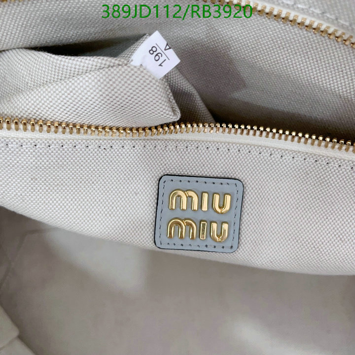 Miu Miu-Bag-Mirror Quality Code: RB3920 $: 389USD