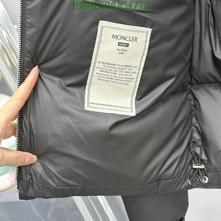 Moncler-Down jacket Women Code: UC4775 $: 189USD