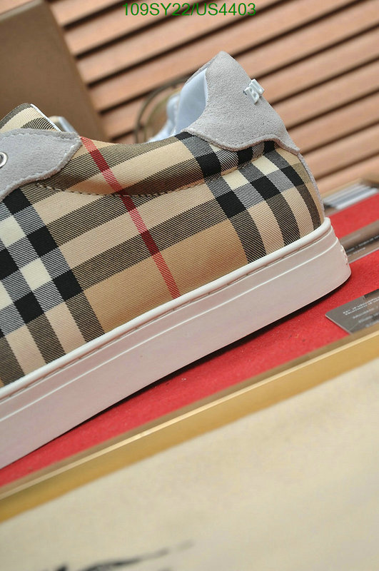 Burberry-Men shoes Code: US4403 $: 109USD