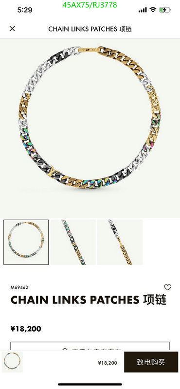 LV-Jewelry Code: RJ3778 $: 45USD