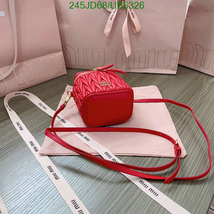 Miu Miu-Bag-Mirror Quality Code: UB5326 $: 245USD