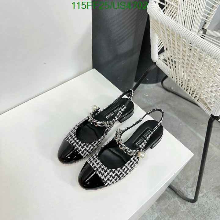 Miu Miu-Women Shoes Code: US4702 $: 115USD