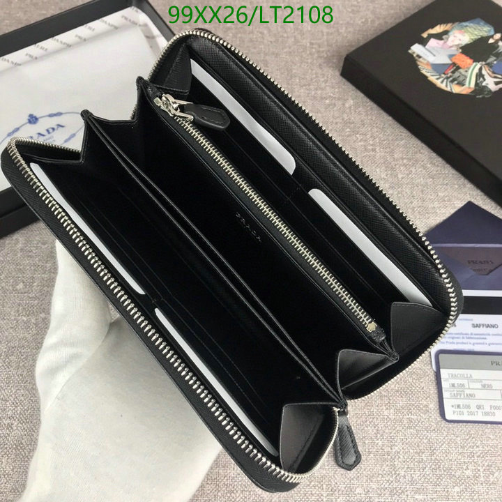 Prada-Wallet Mirror Quality Code: LT2108 $: 99USD