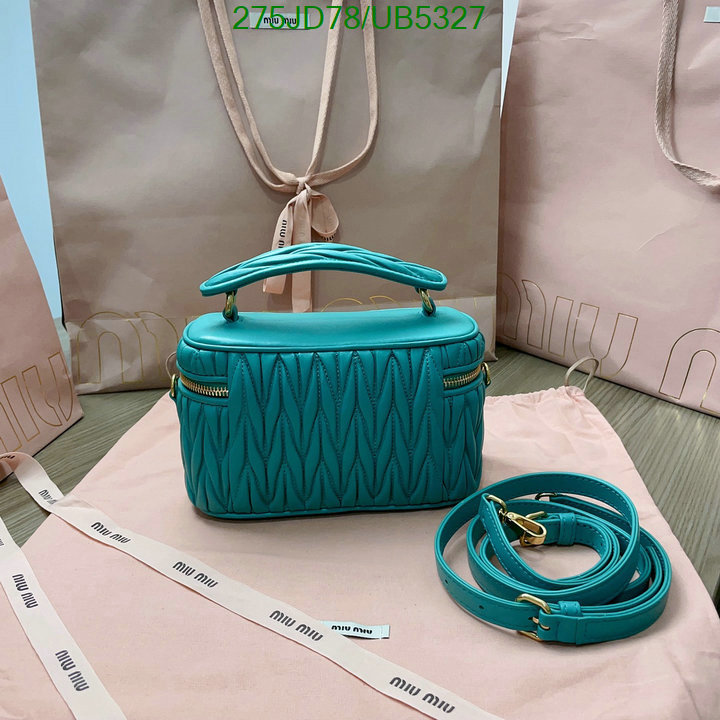 Miu Miu-Bag-Mirror Quality Code: UB5327 $: 275USD