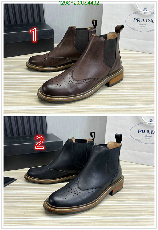 Prada-Men shoes Code: US4432 $: 129USD