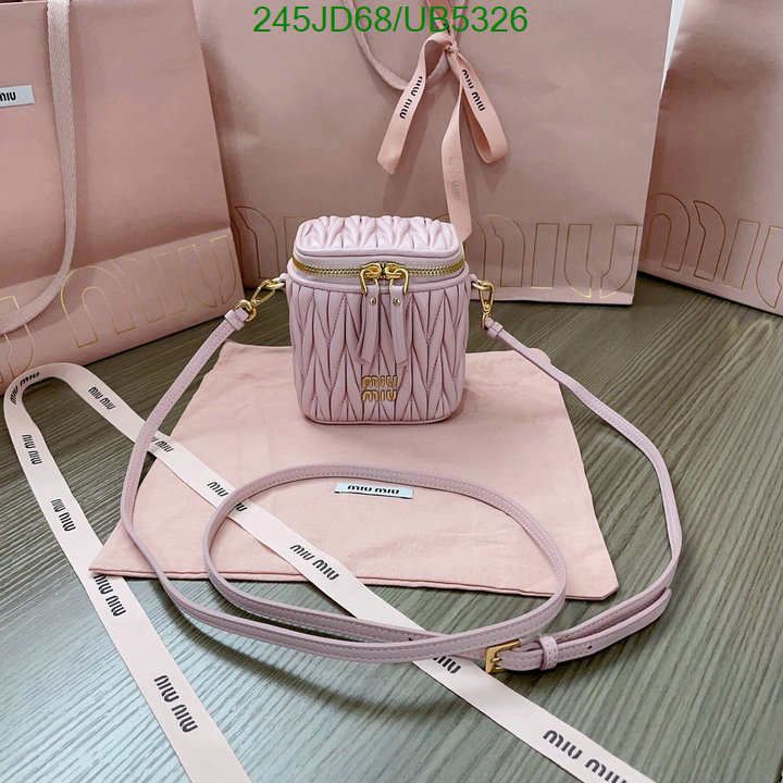 Miu Miu-Bag-Mirror Quality Code: UB5326 $: 245USD