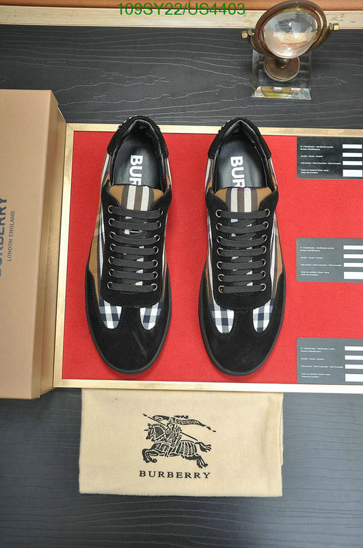 Burberry-Men shoes Code: US4403 $: 109USD