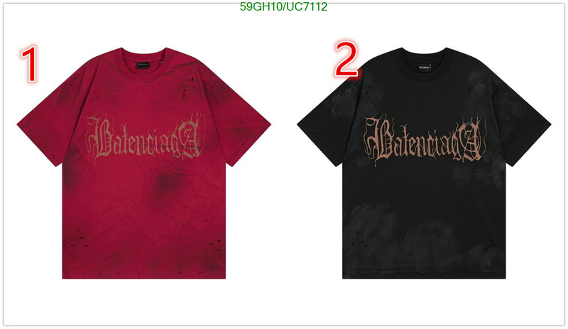 Balenciaga-Clothing Code: UC7112 $: 59USD