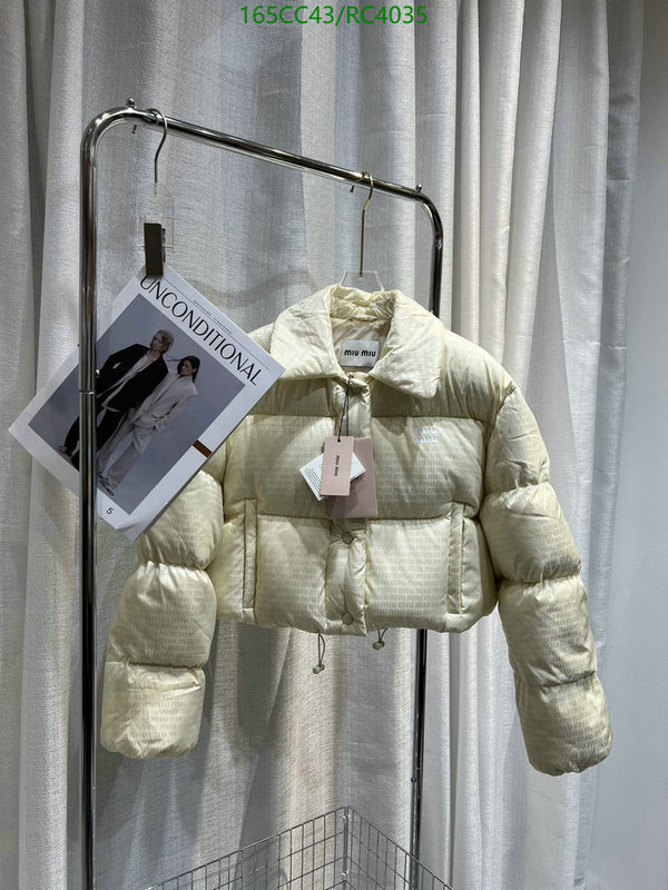 Miu Miu-Down jacket Women Code: RC4035 $: 165USD