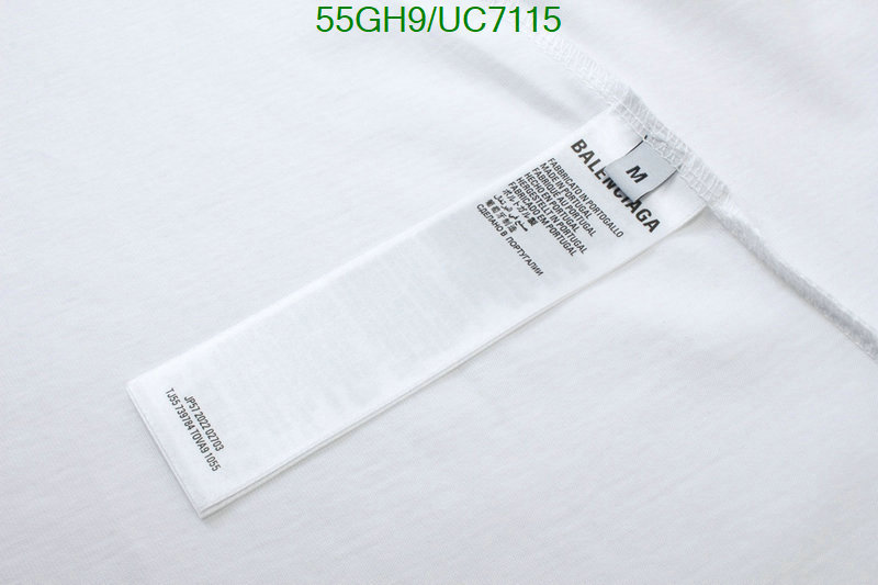 Balenciaga-Clothing Code: UC7115 $: 55USD