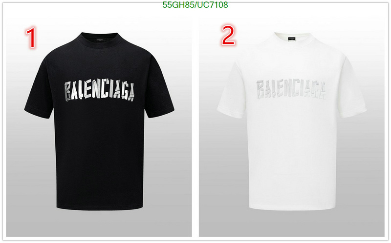 Balenciaga-Clothing Code: UC7108 $: 55USD
