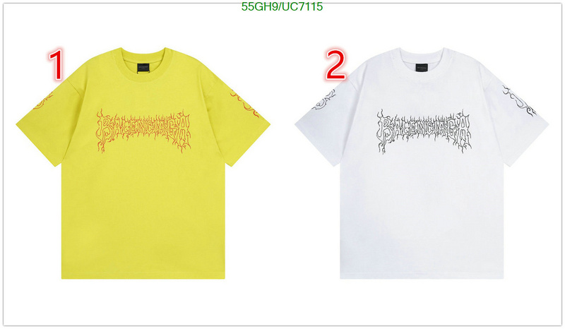 Balenciaga-Clothing Code: UC7115 $: 55USD