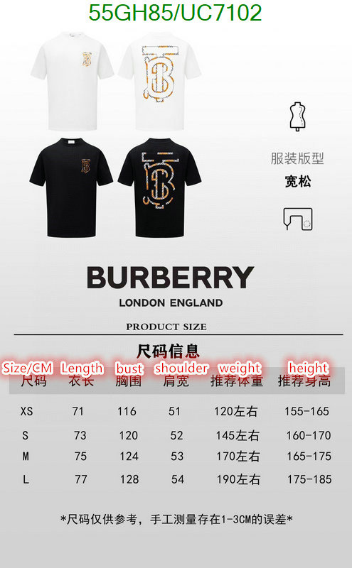 Burberry-Clothing Code: UC7102 $: 55USD