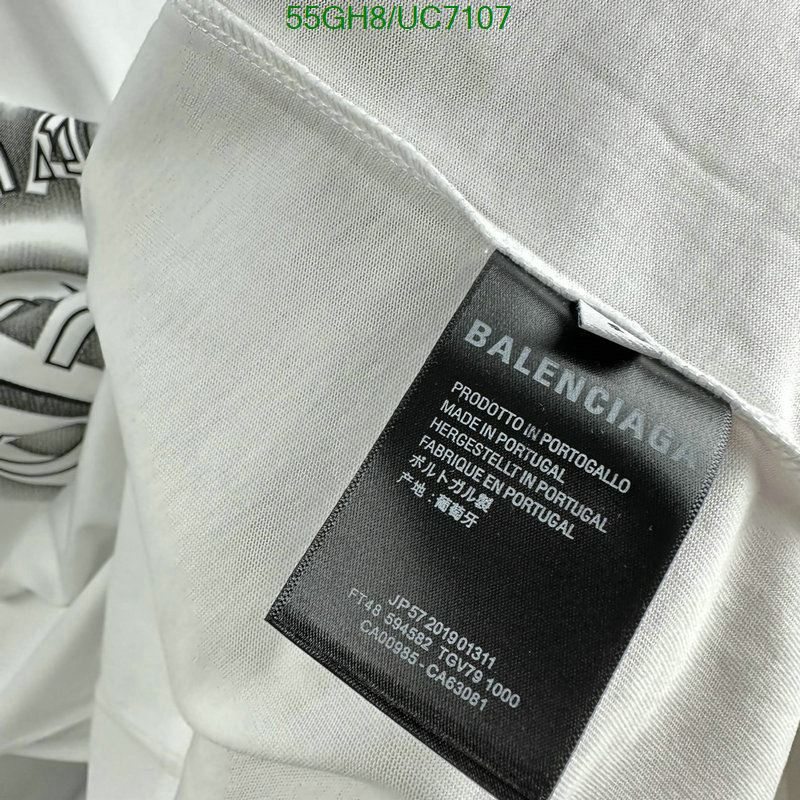 Balenciaga-Clothing Code: UC7107 $: 55USD