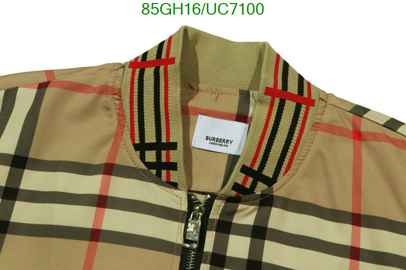 Burberry-Clothing Code: UC7100 $: 85USD