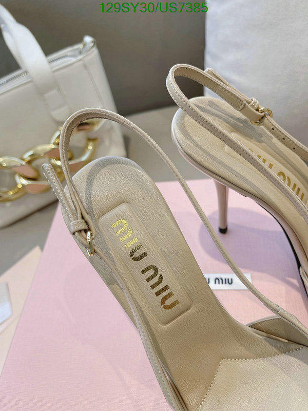 Miu Miu-Women Shoes Code: US7385 $: 129USD