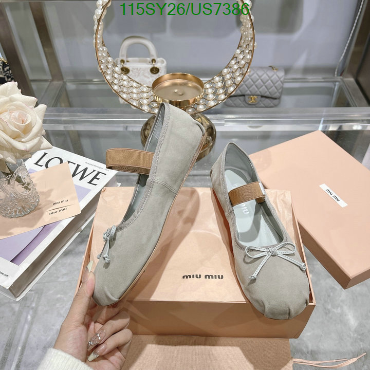 Miu Miu-Women Shoes Code: US7386 $: 115USD