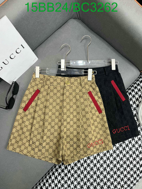 Gucci-Clothing Code: BC3262 $: 15USD