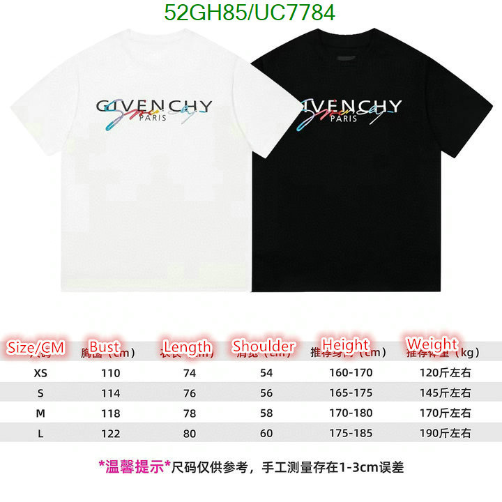 Givenchy-Clothing Code: UC7784 $: 52USD