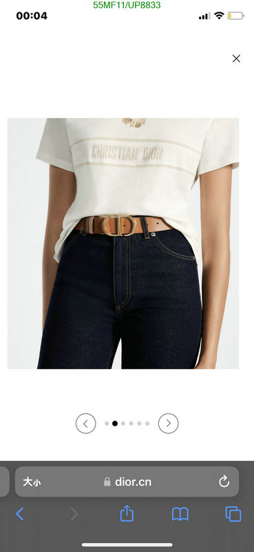 Dior-Belts Code: UP8833 $: 55USD