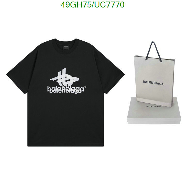 Balenciaga-Clothing Code: UC7770 $: 49USD