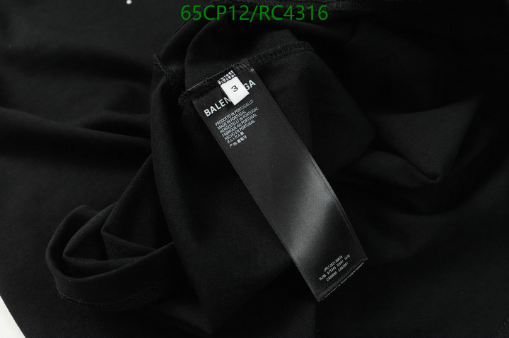 Balenciaga-Clothing Code: RC4316 $: 65USD