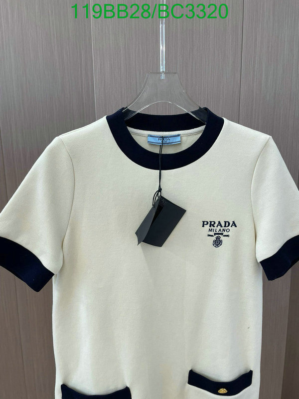 Prada-Clothing Code: BC3320 $: 119USD