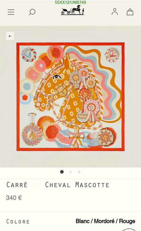 Hermes-Scarf Code: UM8749 $: 55USD