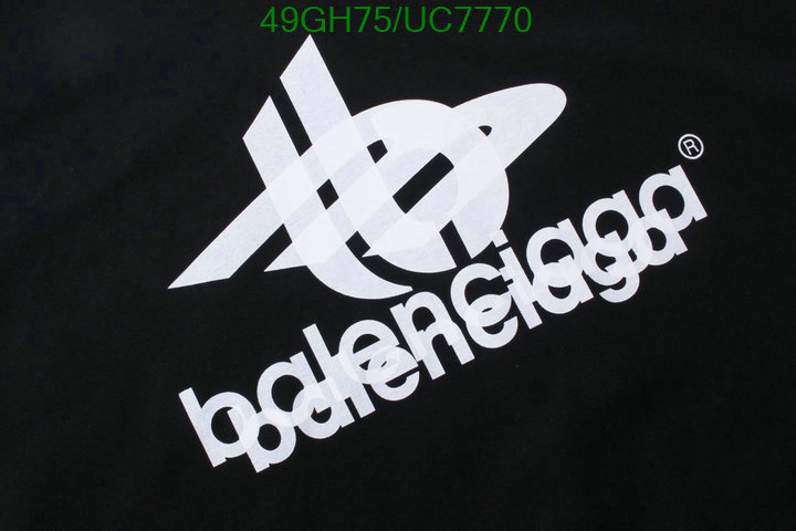 Balenciaga-Clothing Code: UC7770 $: 49USD