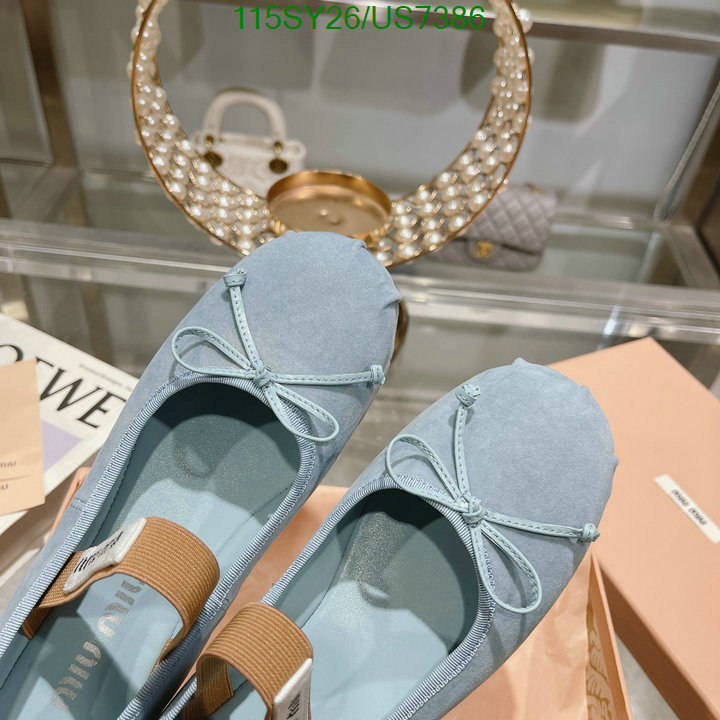 Miu Miu-Women Shoes Code: US7386 $: 115USD