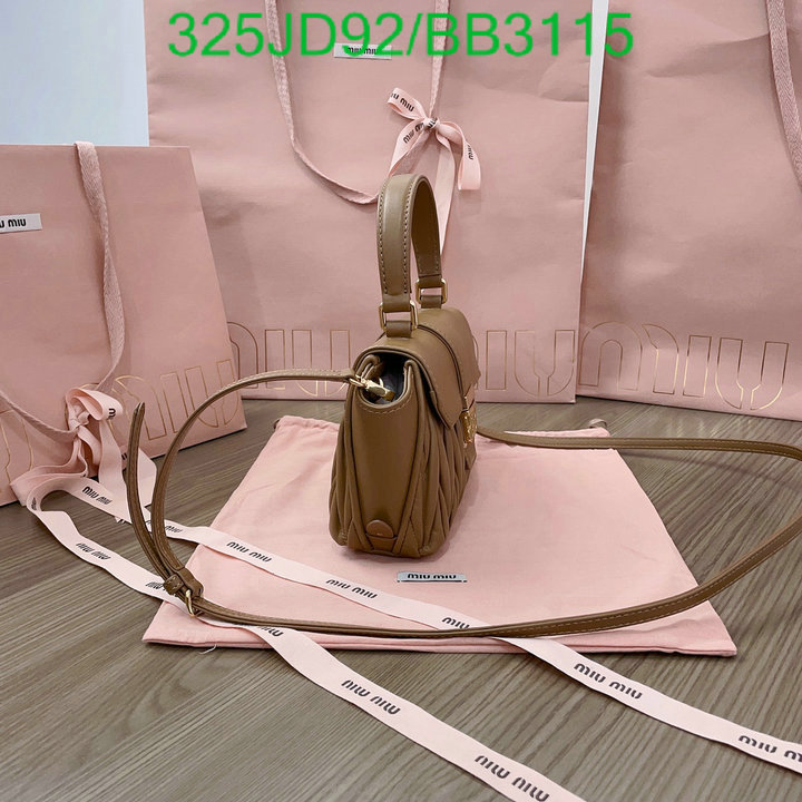 Miu Miu-Bag-Mirror Quality Code: BB3115 $: 325USD