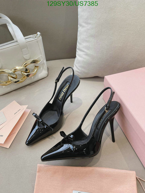 Miu Miu-Women Shoes Code: US7385 $: 129USD