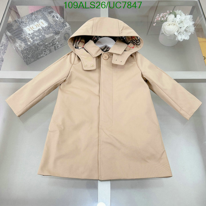 Burberry-Kids clothing Code: UC7847 $: 109USD