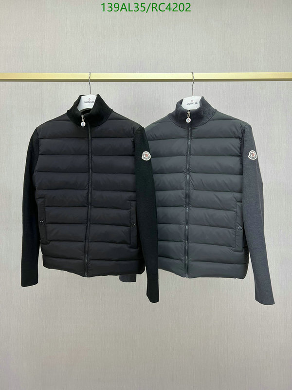 Moncler-Down jacket Men Code: RC4202 $: 139USD