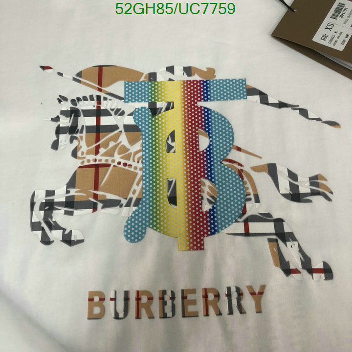 Burberry-Clothing Code: UC7759 $: 52USD