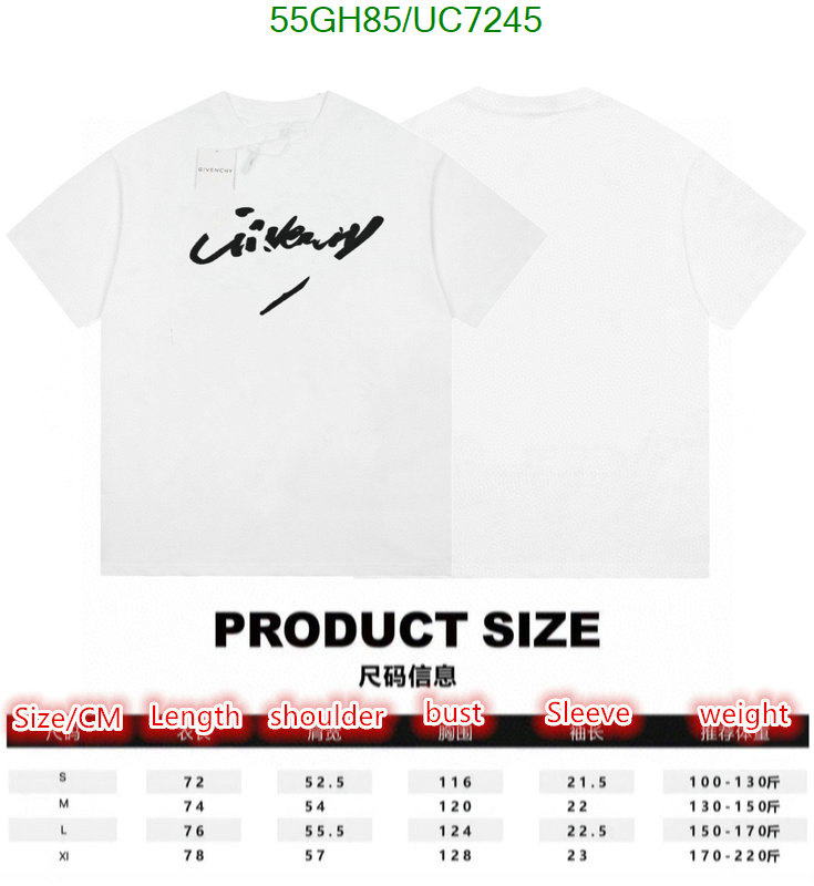 Givenchy-Clothing Code: UC7245 $: 55USD