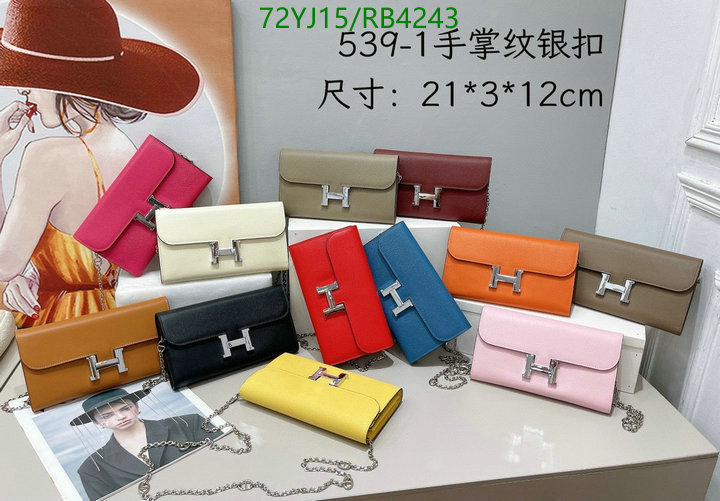 Hermes-Bag-4A Quality Code: RB4243 $: 72USD