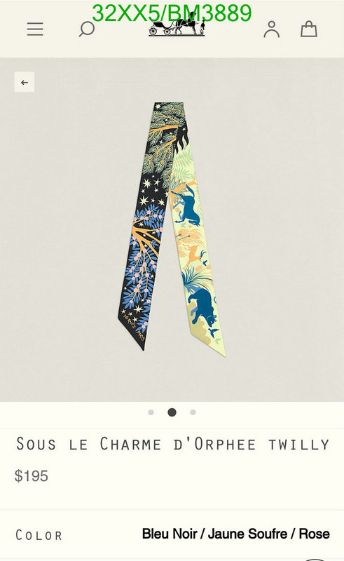 Hermes-Scarf Code: BM3889 $: 32USD