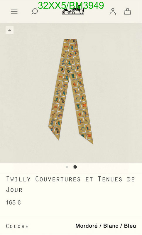 Hermes-Scarf Code: BM3949 $: 32USD