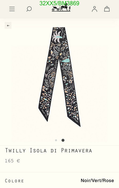 Hermes-Scarf Code: BM3869 $: 32USD