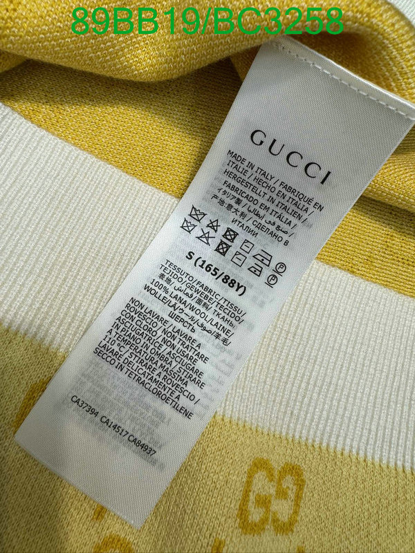 Gucci-Clothing Code: BC3258 $: 89USD