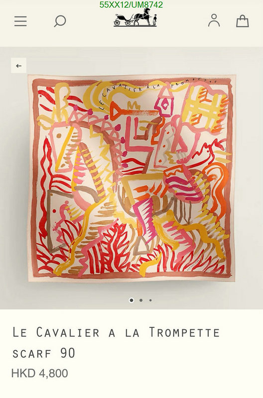 Hermes-Scarf Code: UM8742 $: 55USD