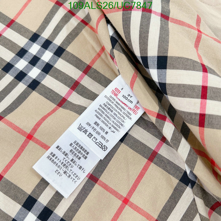 Burberry-Kids clothing Code: UC7847 $: 109USD