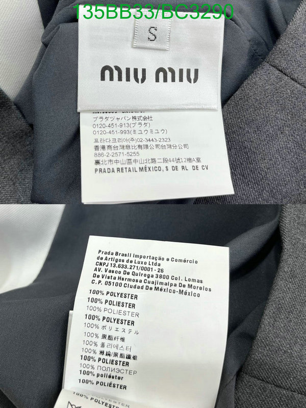 MIUMIU-Clothing Code: BC3290 $: 135USD