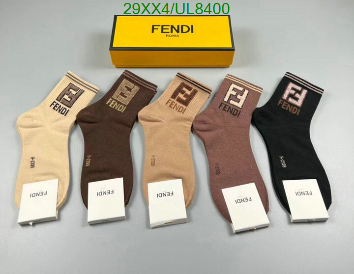Fendi-Sock Code: UL8400 $: 29USD