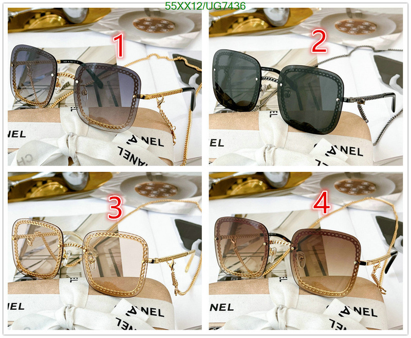 Chanel-Glasses Code: UG7436 $: 55USD