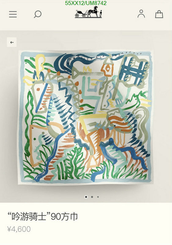 Hermes-Scarf Code: UM8742 $: 55USD